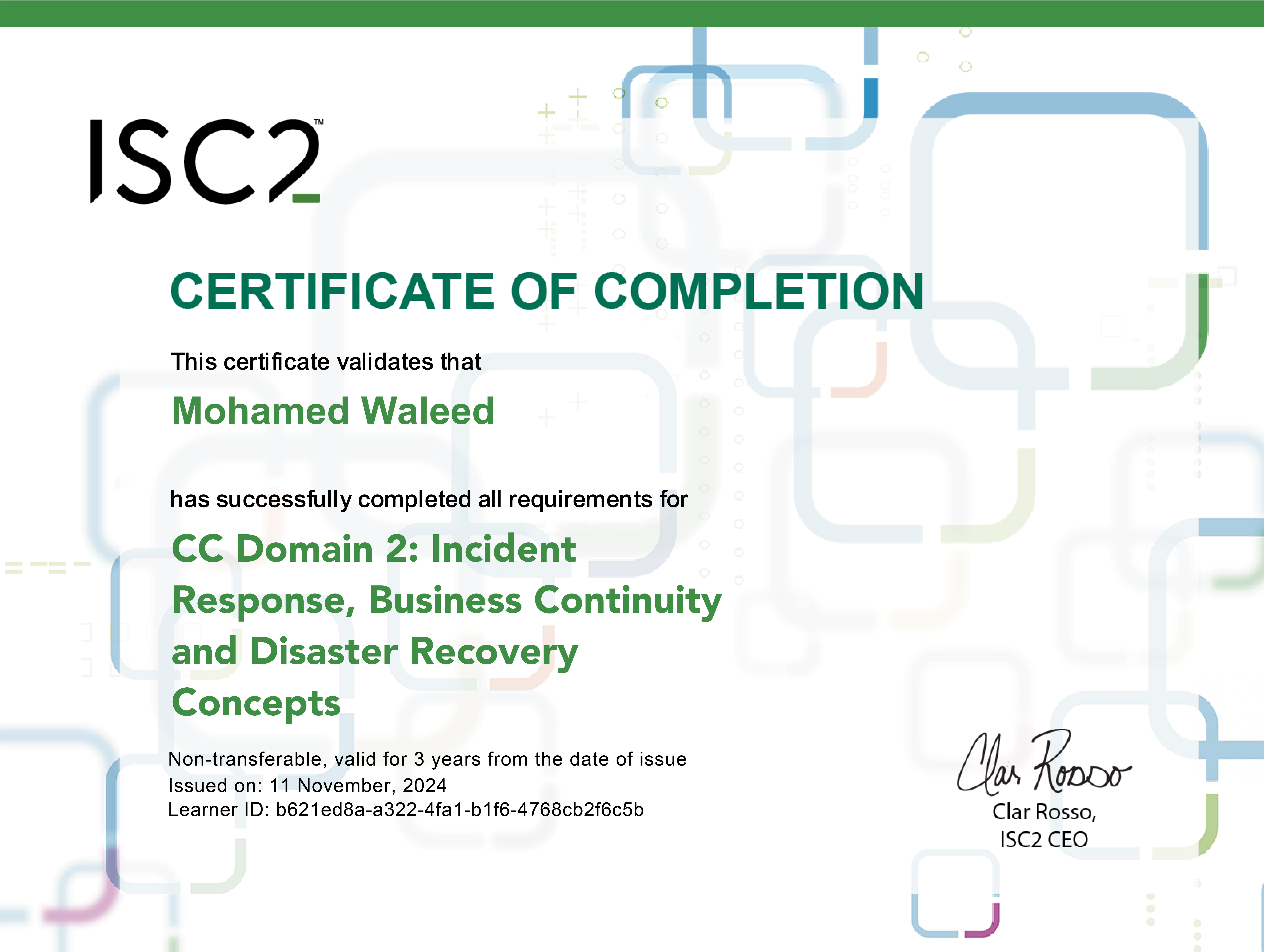 Certificate 1